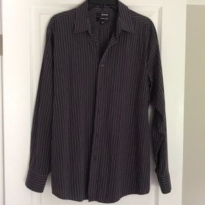 Purple & Gray Men’s Dress Shirt